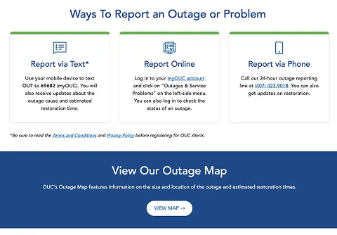 Report an Outage