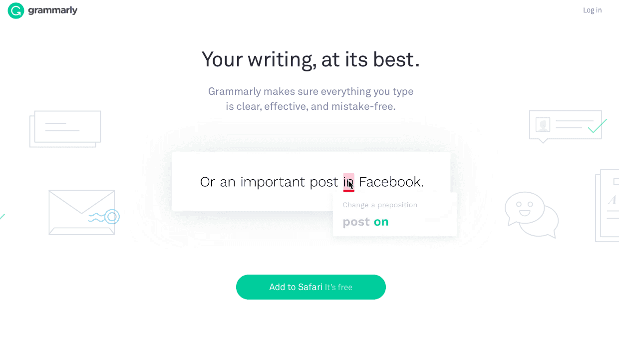 grammarly, a digital marketing tool