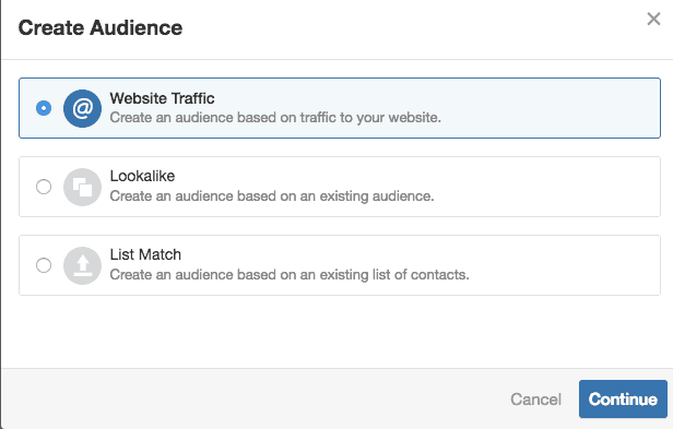 Quora create audience - Quora Advertising