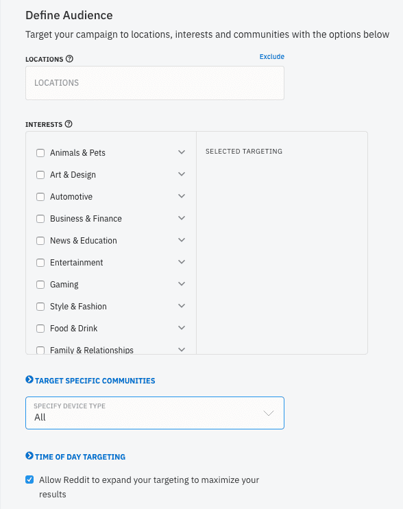 reddit cpc ad audience