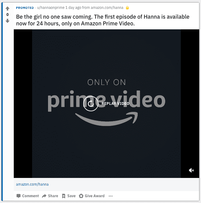 reddit video ad