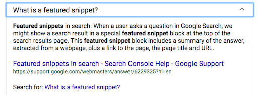 how to optimize for featured snippets