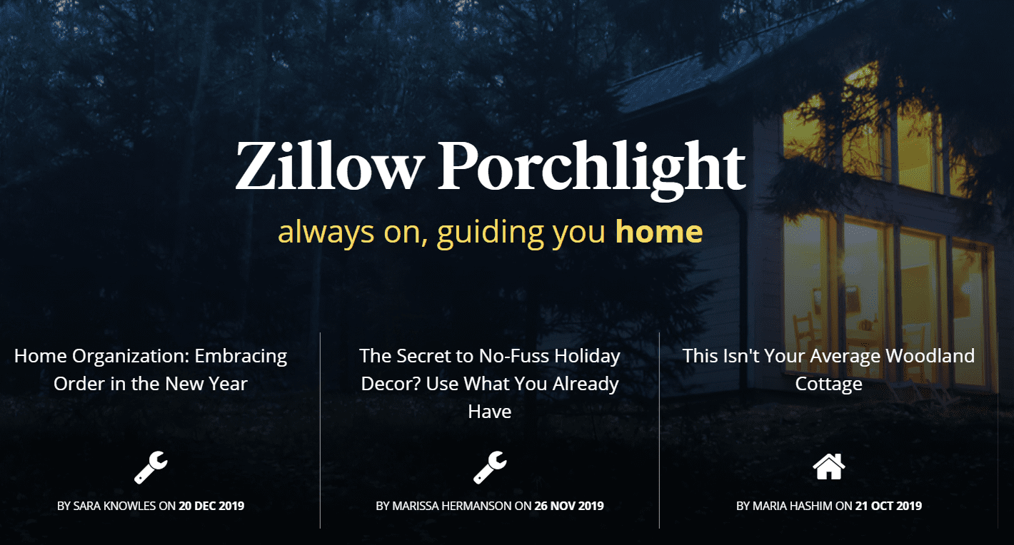 Zillow Porchlight blog