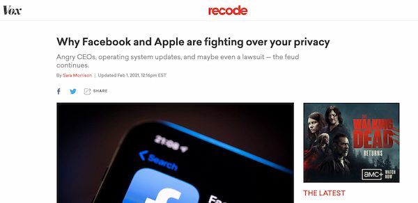 facebook apple feud headlines vox recode