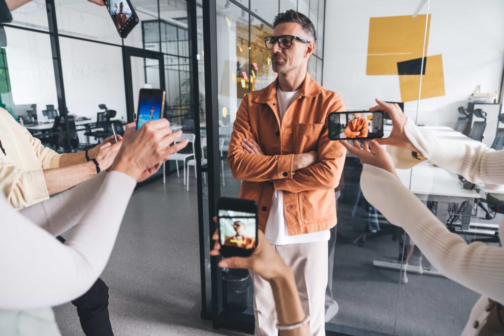 Company making video content for entertainment marketing strategy