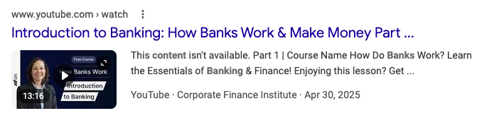 banking marketing youtube video