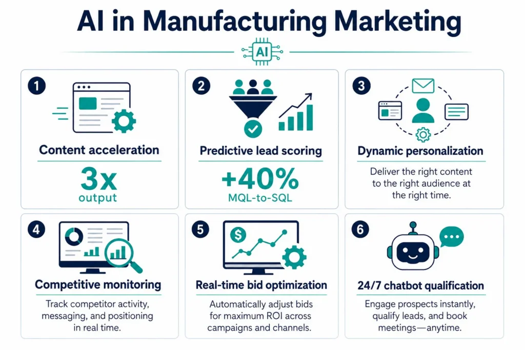 AI in Manufacturing- Infographic and Explainer by ChatterBuzz Media