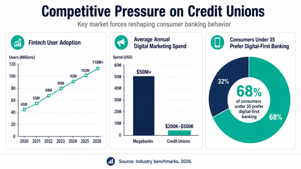 Competitive pressure on credit unions- blog image