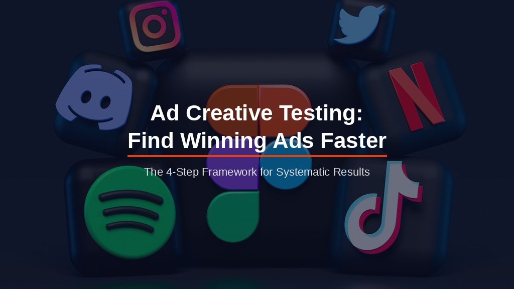 Ad Creative Testing: The 4-Step Framework for Finding Winning Ads Faster