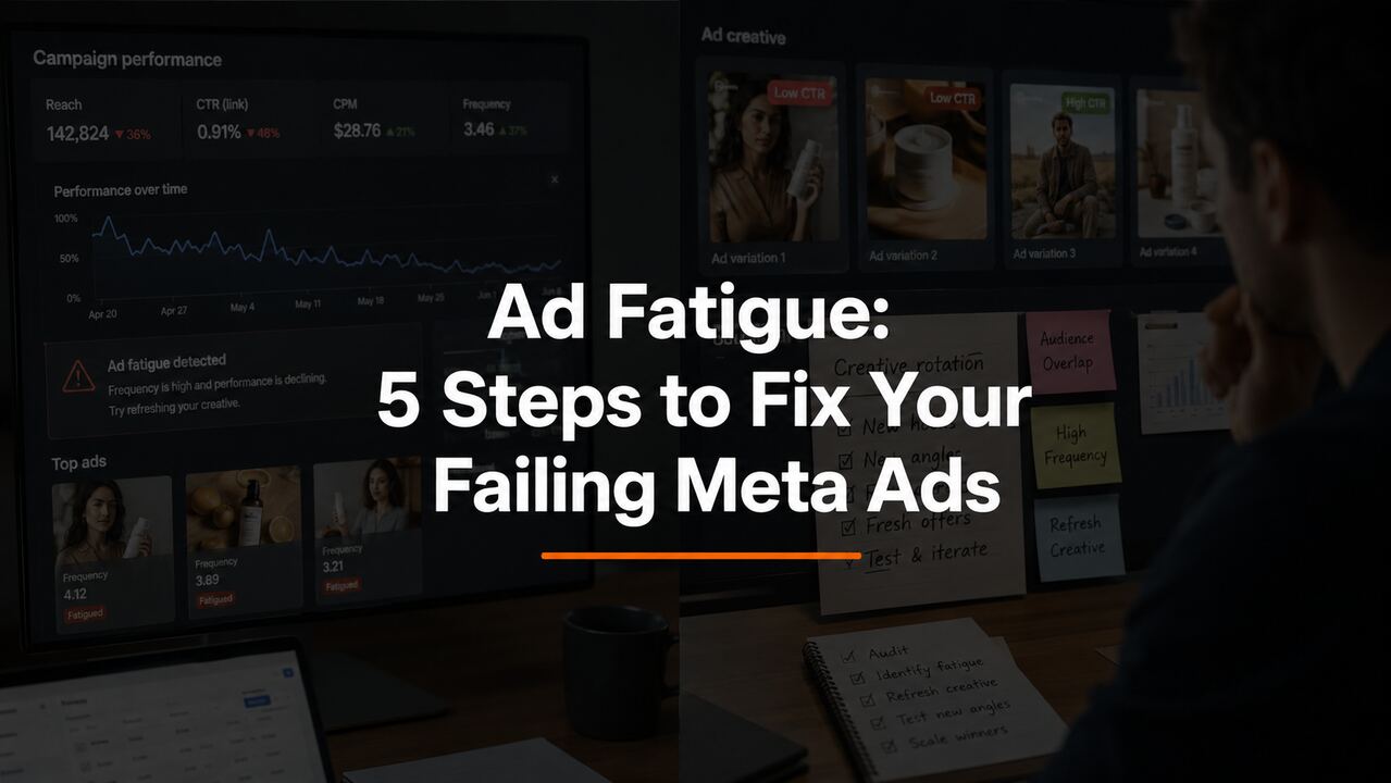 Ad Fatigue: 5 Steps to Fix Your Failing Meta Ads