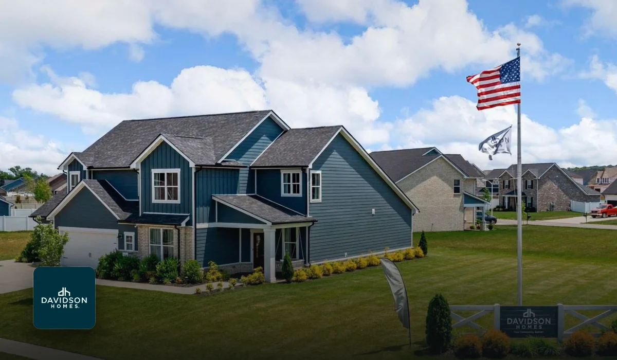 Davidson Homes community exterior — home builder marketing case study
