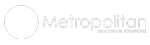 Metropolitan Real Estate Solutions logo - real estate marketing client - All White