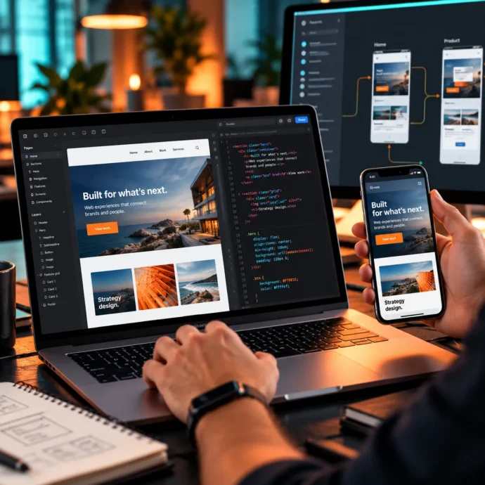 Custom website development services